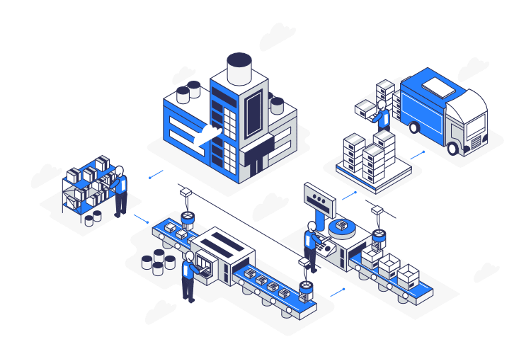 Modern Factory Icon modern factory